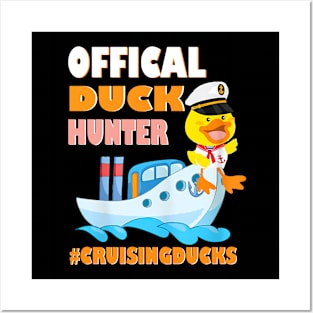 Duck Hunter Funny Duck Cruising Cruise Posters and Art